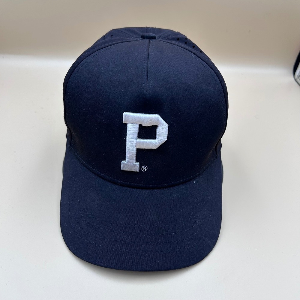 Portland Gear Performance Hat Black Laser Perforated P Logo Snapback Cap